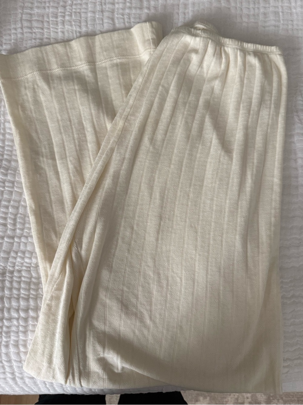 Donni Pointelle simple crop pant SMALL - Picture 4 of 4